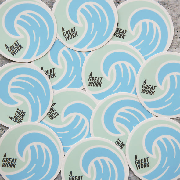 A Great Work 2021 LDS Youth Theme Stickers: Unisex Wave