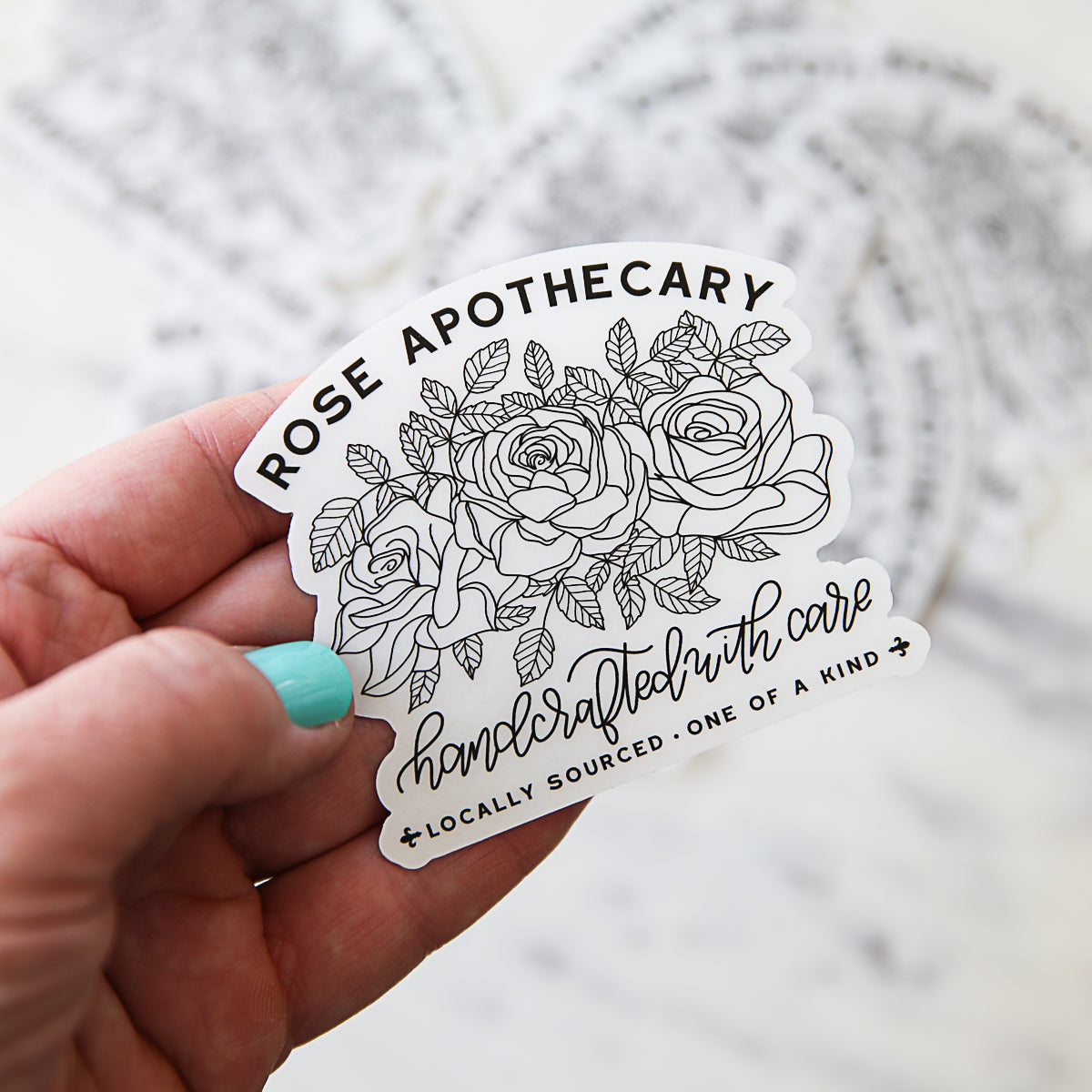 Rose Apothecary Sticker – United State of Indiana